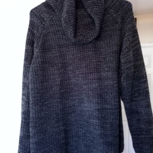 Black/Gray Cowl Neck Sweater